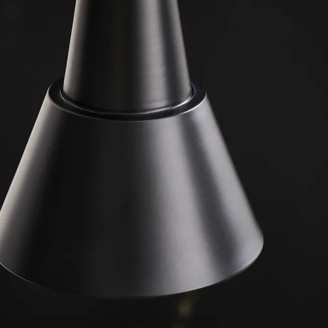 Suspension Mazugi, acrylique, noir, Diam.12 cm INSPIRE, E27