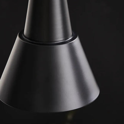 Suspension Mazugi, acrylique, noir, Diam.12 cm INSPIRE, E27