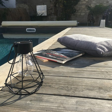 Lanterne Led Solaire Déco "KHARA", Spéciale Extérieur (IP44)