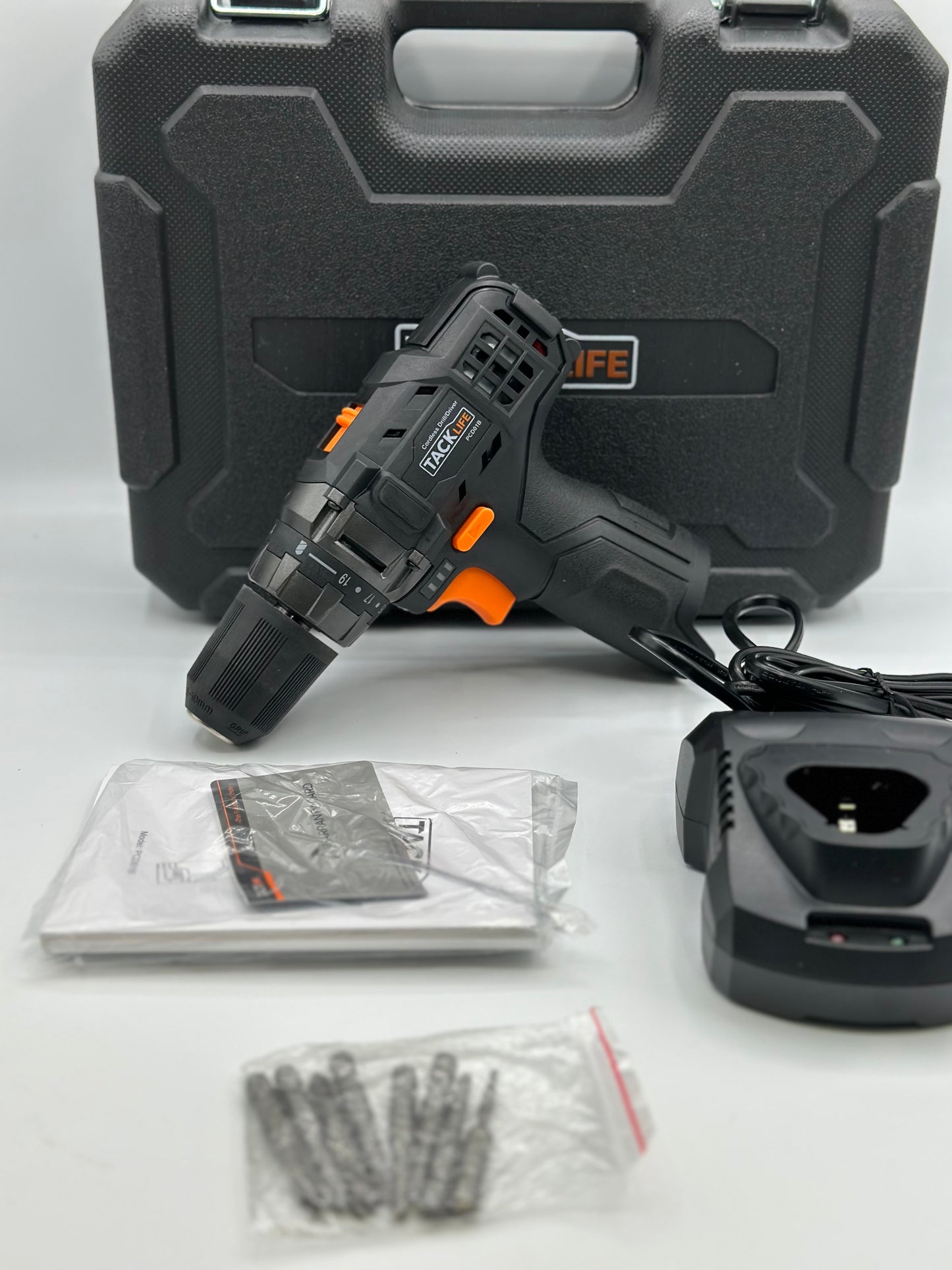 TACKLIFE PCD01B Perceuse Visseuse sans Fil 12V avec chargeur sans batterie