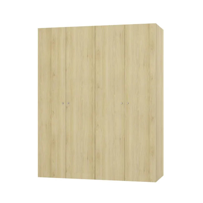 Porte battante Home effet chêne naturel mat H.200 x l.40 cm