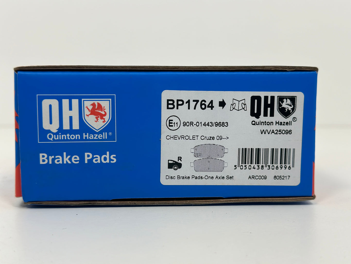 QUINTON HAZELL BP1764 Plaquettes de frein pour Chevrolet, Opel, VAUXHALL