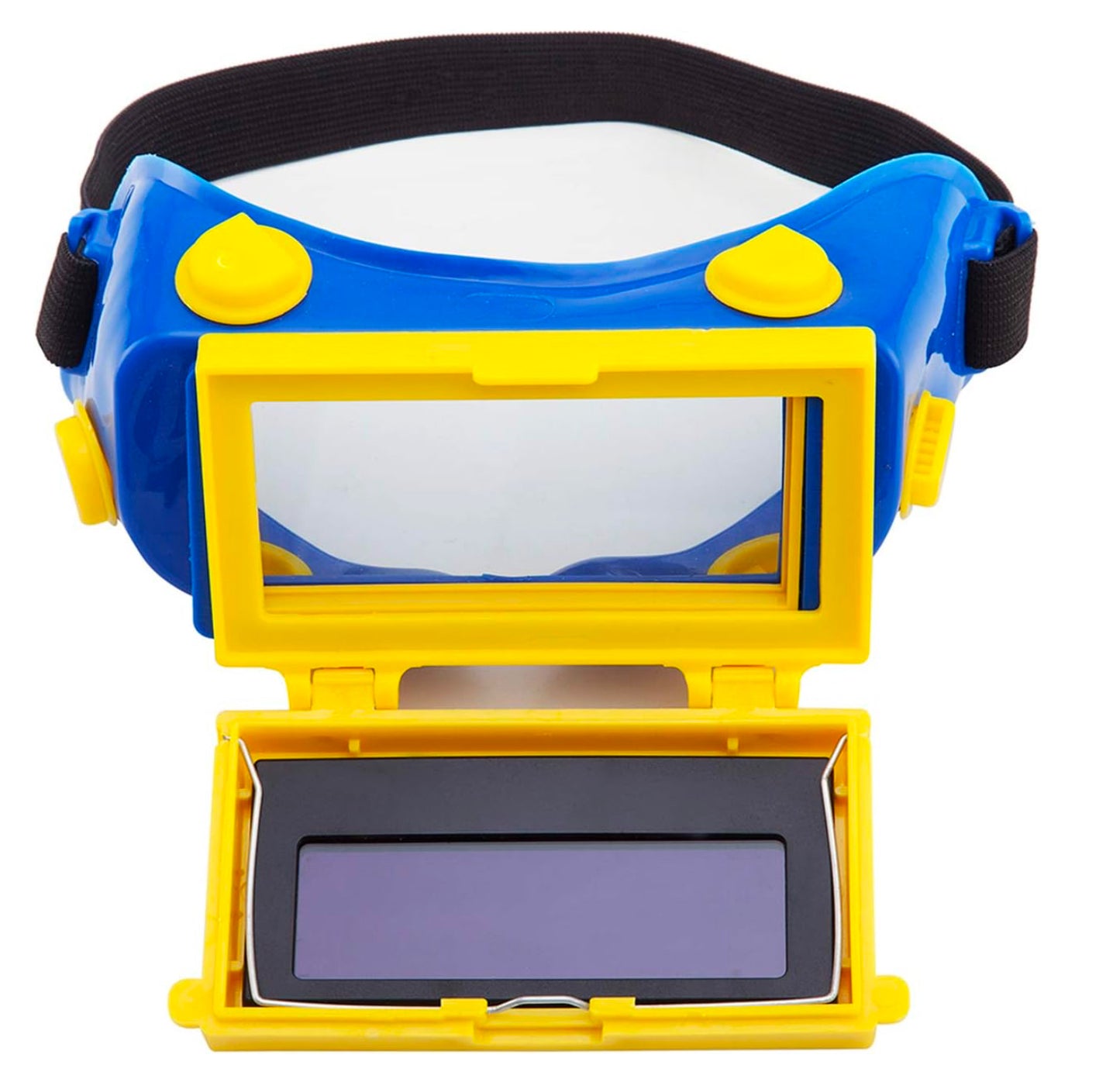 Lunettes de Soudure LCD Batterie Solaire Auto-obscurcissant/assombrissantes Lunette de Protection des Yeux pour Soudage avec Bande