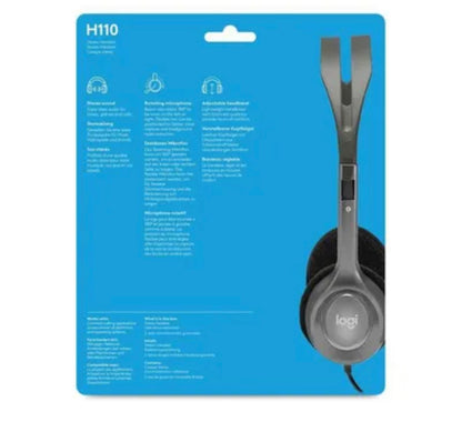 LOGITECH - Casque filaire Stéréo - Gris neuf
