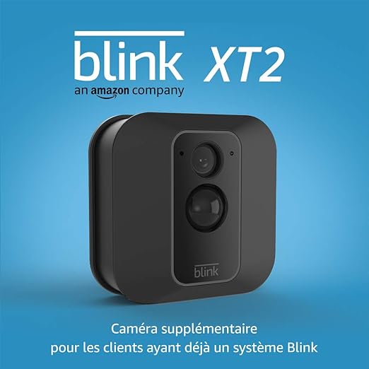 Blink XT2 (2e génération) | Caméra de sécurité connectée, Intérieur/extérieur, Stockage dans le Cloud, Audio bidirectionnel, 2 ans d'autonomie | Caméra supplémentaire pour un système Blink