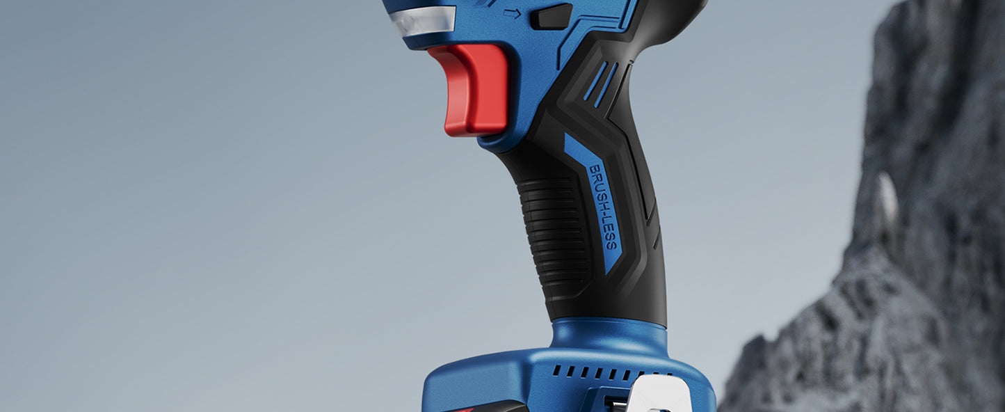 Perceuse Visseuse Sans Fil, 20V brushless avec 2 Batteries + chargeur 25 Accessoires neuves