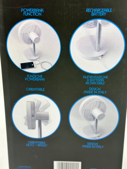 Ventilateur de table Silencieux et Puissant avec Batterie Rechargeable - WI-Fi App Contrôle Vocal