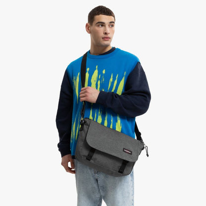 Sac à bandoulière Eastpak Delegate Black Denim 20 L Gris