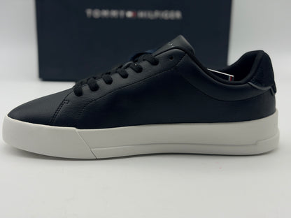 TOMMY HILFIGER
Baskets Court Leather Detail Essential Black