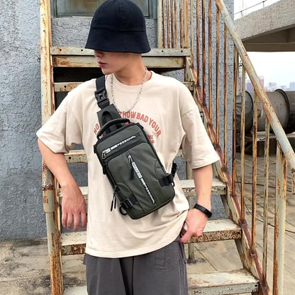 Sacs à bandoulière pour hommes Sac à dos multifonctionnel