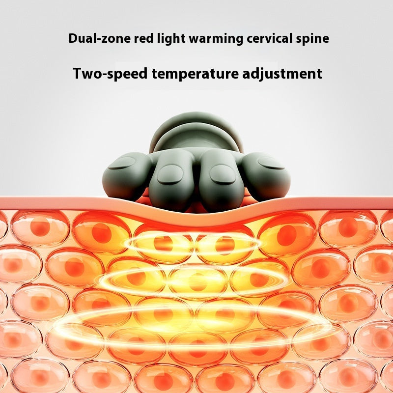 Masseur Cervical "Mains de Soie" – Technologie de Pétrissage 4D & Thermothérapie