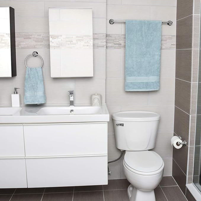 Lot de matériel pour salle de bain, 3 pièces, chrome poli neuf