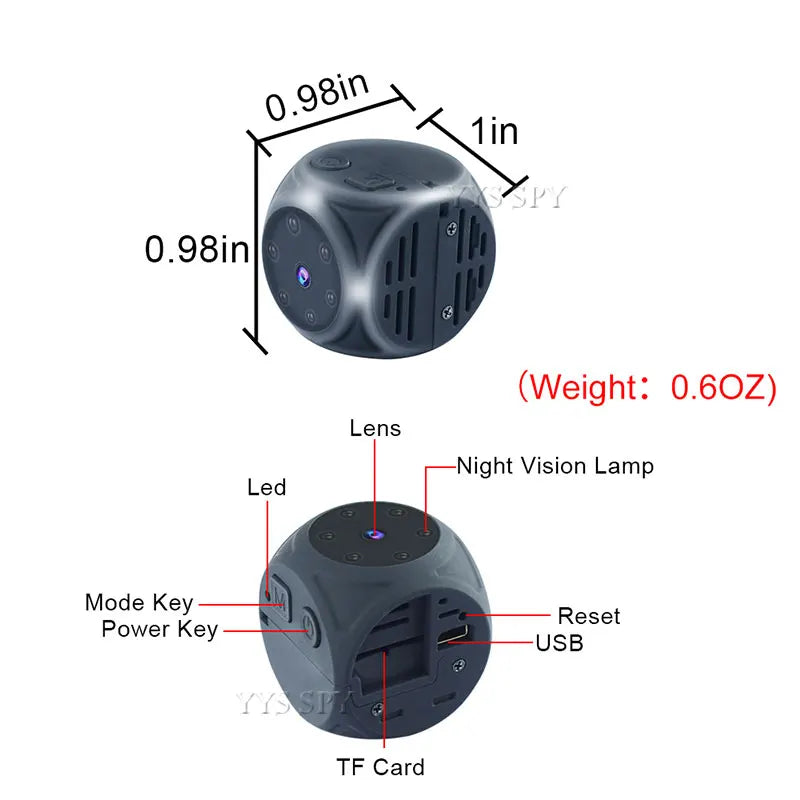 Mini DVR Camera Espion 1080P Video Voice Recorder Motion Detection Secret Camaras Micro Full HD Body Cam Support Hidden TF Card