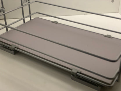 Rangement coulissant 2 paniers pour meuble l.30 cm (neuf)