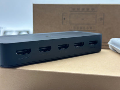 HDMI Switch 5 en 1 Sortie 4K@60Hz, Commutateur HDMI avec Télécommande Répartiteur HDMI 2.0 Supporté 3D HDR HDCP2.2 pour PS5/4/3, Xbox, HDTV, Moniteur, Projecteur, Roku TV, Lecteur Blu-Ray