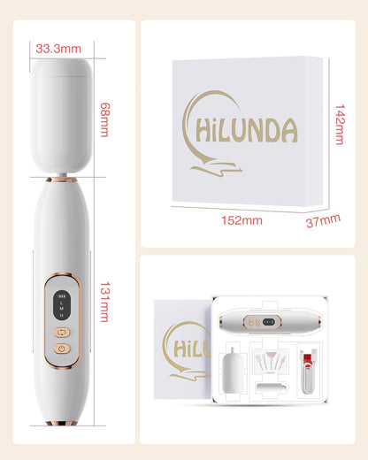 Ponceuse pour Ongles Professionnel - 1500mAh Ponceuse Ongle y Nettoyeur Pinceau Maquillage 2 en 1,20000 RPM Lime a Ongle Electrique,Nail Drill Portable,3 Vitesses Réglables,Sans Fil Sécurisé