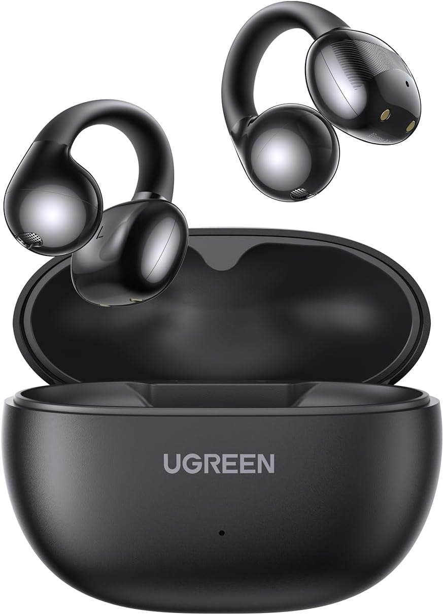 UGREEN Écouteurs Bluetooth sans Fil Sport Casque à Conduction osseuse Antibruit Oreillette Bluetooth 5.4 30H USB C Charge étanche à l'eau Niveau IPX5 pour Running Natation Cyclisme Noir https://amzn.eu/d/2k7DERa