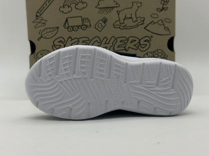 Skechers NVRD Bleu Marine Chaussures Enfant Larme Baskets avec semelle Millot de forme