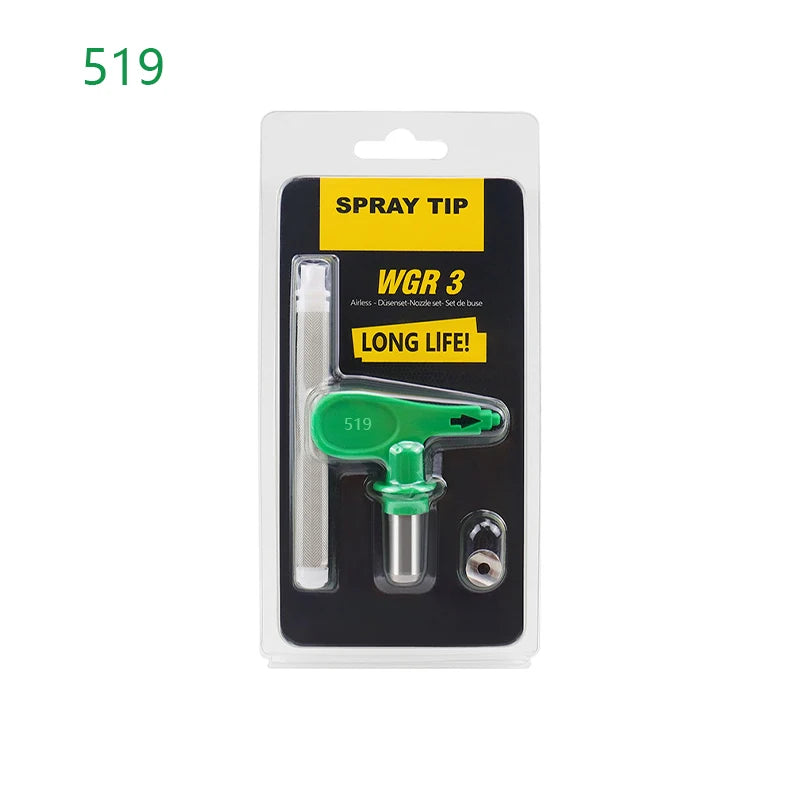 Buse de pulvérisation 215 321 423 517 avec filtre pour pistolet de peinture sans air Titan Wagner. Différentes tailles.