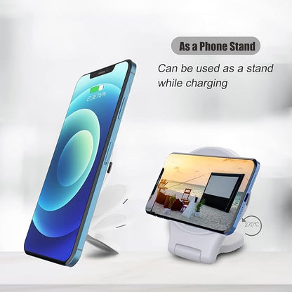 Chargeur à Induction MagSafe 3 in 1, 15W, sans Fil Magnétique Compatible avec Chargeur MagSafe iPhon