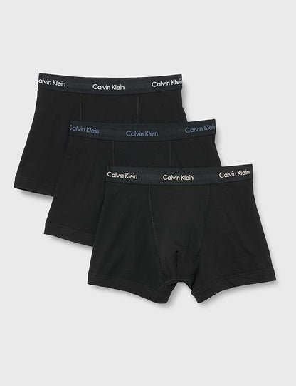 Calvin Klein Men's Trunk 3PK, Black, M