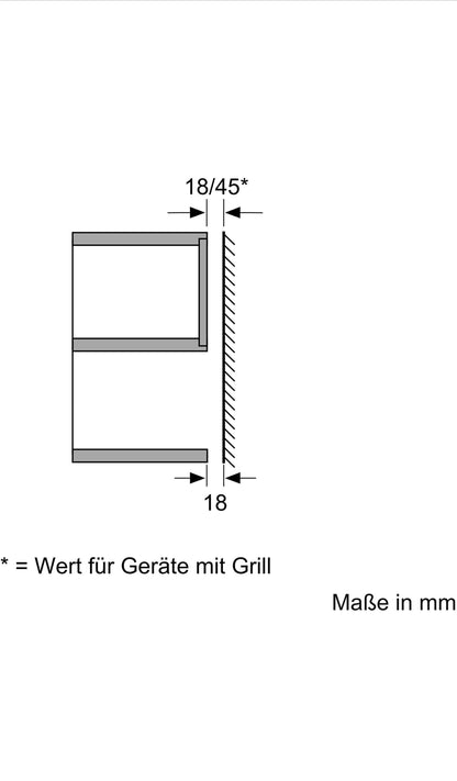 Neff HW5350N Intégré (placement) Micro-ondes uniquement 17 L 800 W Acier inoxydable neuf