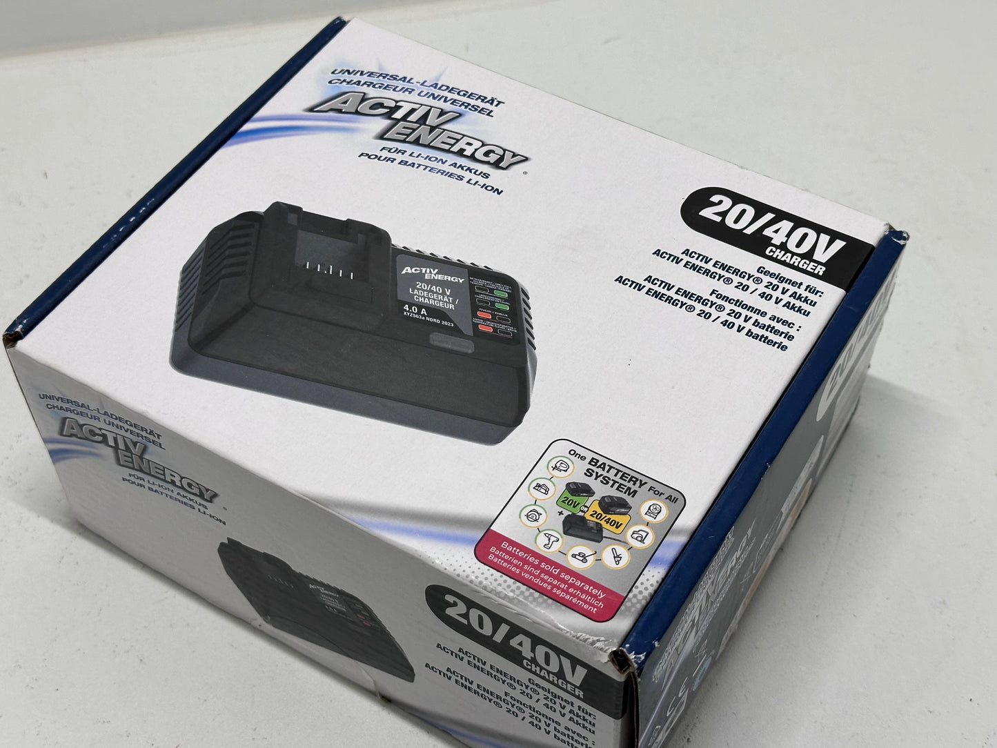 Chargeur de batterie universel pour outils sans fil Outils de jardin pour produits Aldi RB&G Active Energy