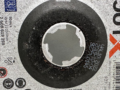 Disque abrasif déporté Expert for Metal Ø125 x 6 mm X-LOCK BOSCH 2608619259