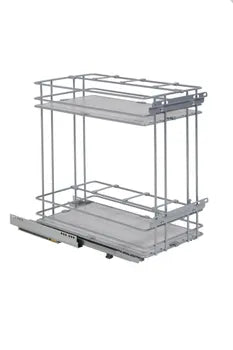 Rangement coulissant 2 paniers pour meuble l.30 cm (neuf)