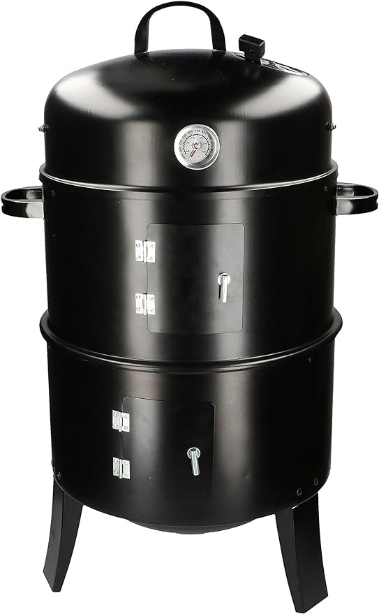 Barbecue au Charbon de Bois et Fumeur 3 en 1 Thermomètre neuf