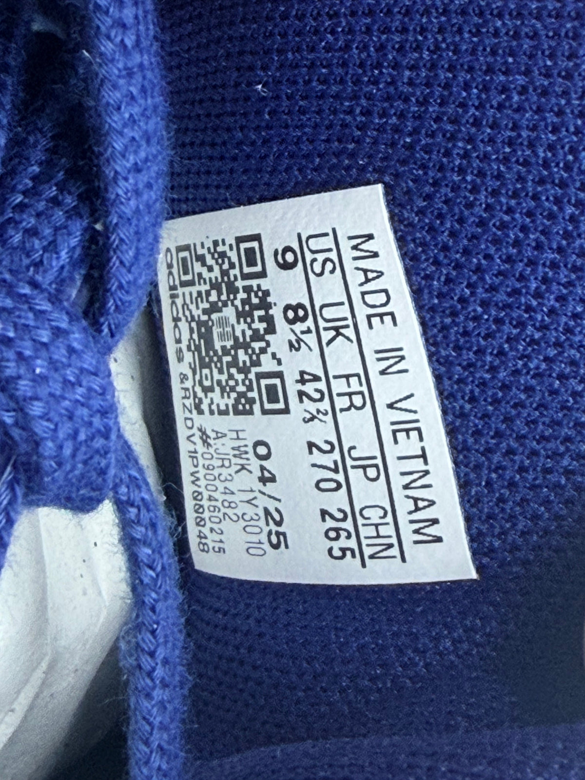 Chaussures de running Adidas bleues légères et confortables