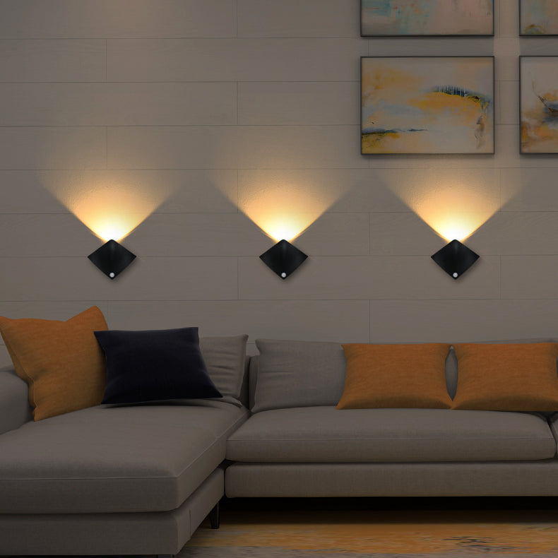 Applique Murale Intelligente "Lumino-Motion" – Détection de Mouvement & Rechargeable USB