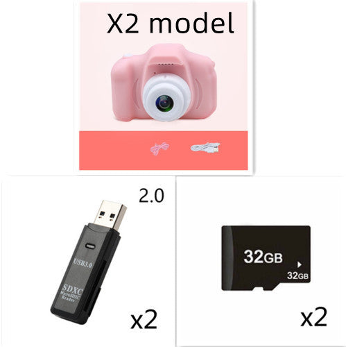 Titre Produit : Caméra Numérique "Little-Director" X2 HD – Vidéo 1080P, Jeux Intégrés & Design Antichoc