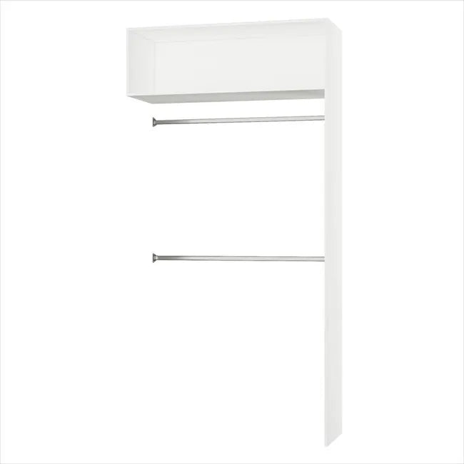 Penderie extensible armoire SPACEO Home, blanc H.240 x l.120 x P.60 cm