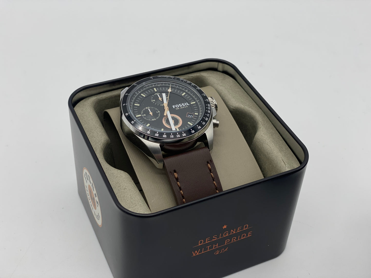 Fossil Montre Homme CH2885, Montre bracelet cuir, Totalement  Neuve .