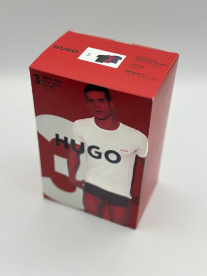 Hugo boss LOT DE TROIS T-SHIRTS EN COTON À LOGO IMPRIMÉ Taille S