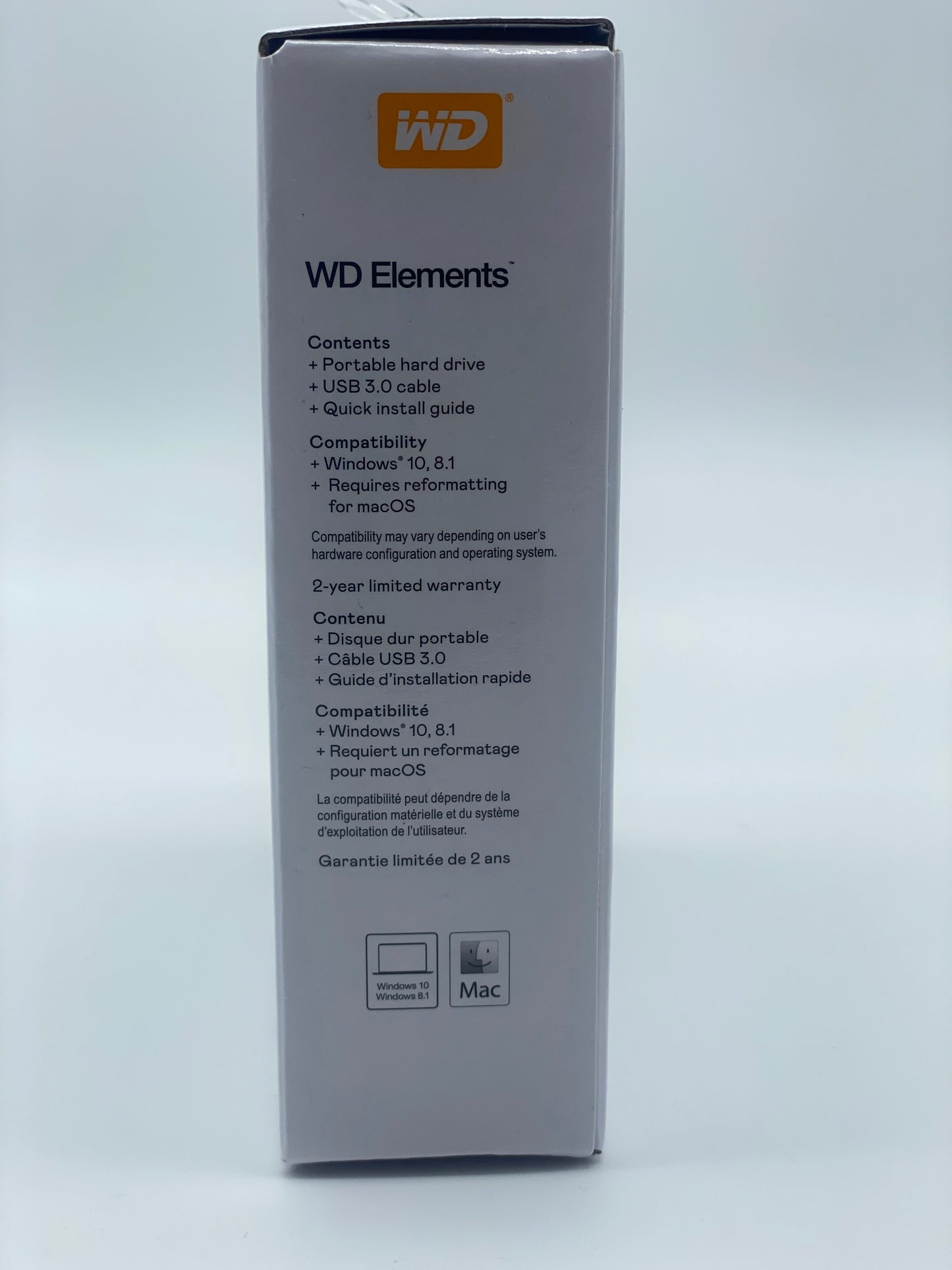 Disque Dur Externe Western Digital WD 1 To, 2,5" - Noir (WDBYNN0010BBK)