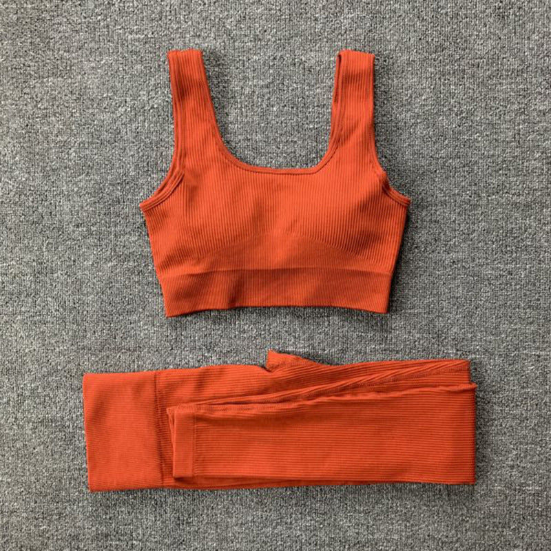 Ensemble "Infinity-Fit" – Brassière Sans Couture & Legging Taille Haute Sculptant