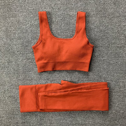 Ensemble "Infinity-Fit" – Brassière Sans Couture & Legging Taille Haute Sculptant