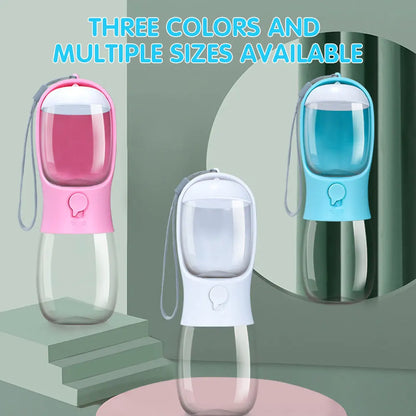 Bouteille d'eau portable pour chien et chat avec rangement, contenant de nourriture et d'eau pour chiots, mangeoire pour animaux de compagnie, bol de voyage en plein air, bols à boire pour animaux de compagnie