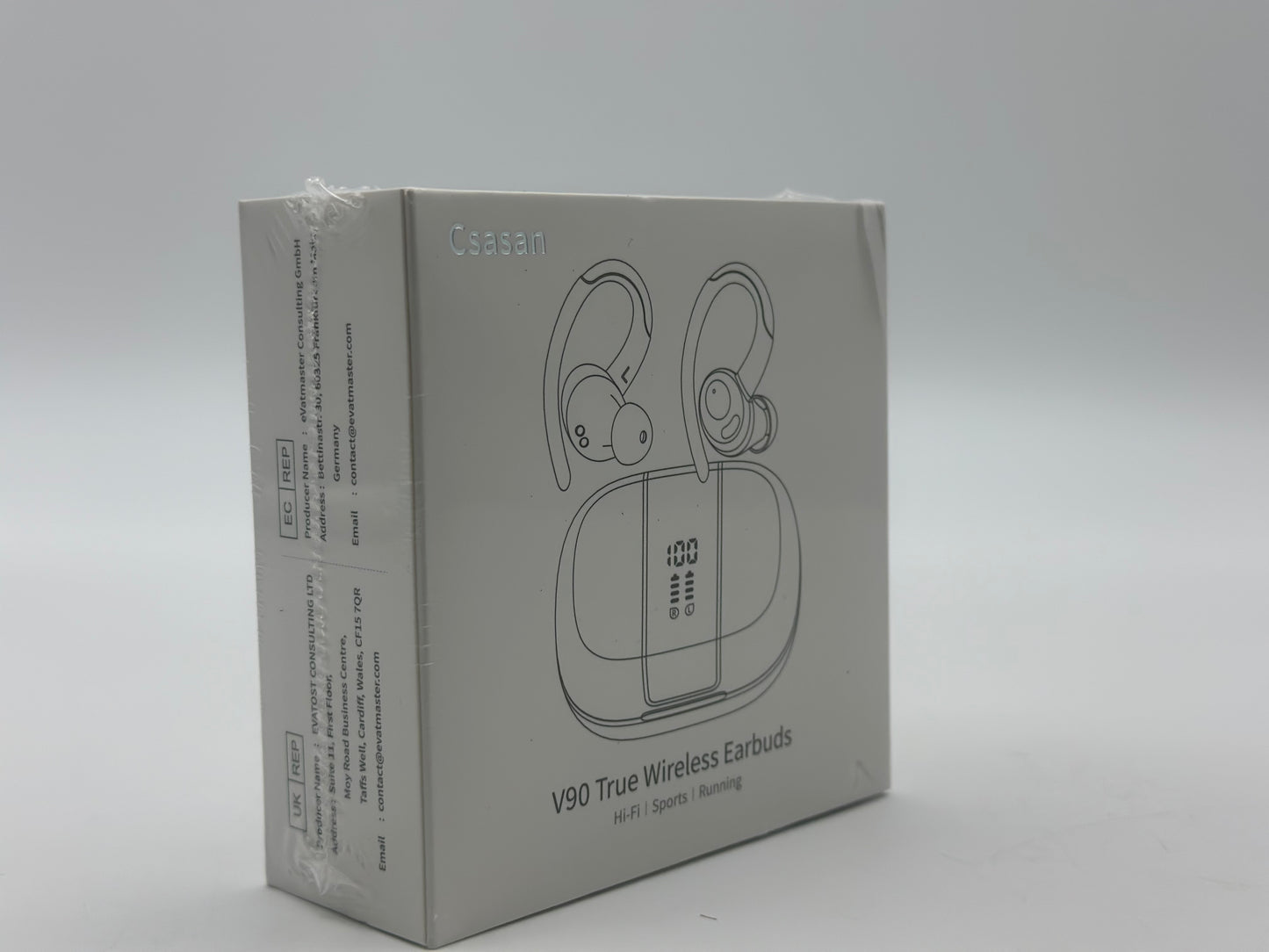 Écouteurs Bluetooth 5.3 Hi-FI Stéréo, 48H Ecouteur sans Fil Sport avec Antibruit CVC8.0 neuves