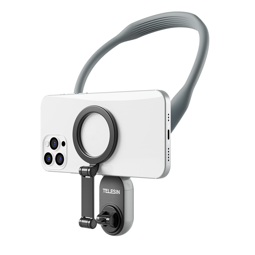 Support de cou magnétique pour téléphone en silicone, maintien pour téléphone Magsafe