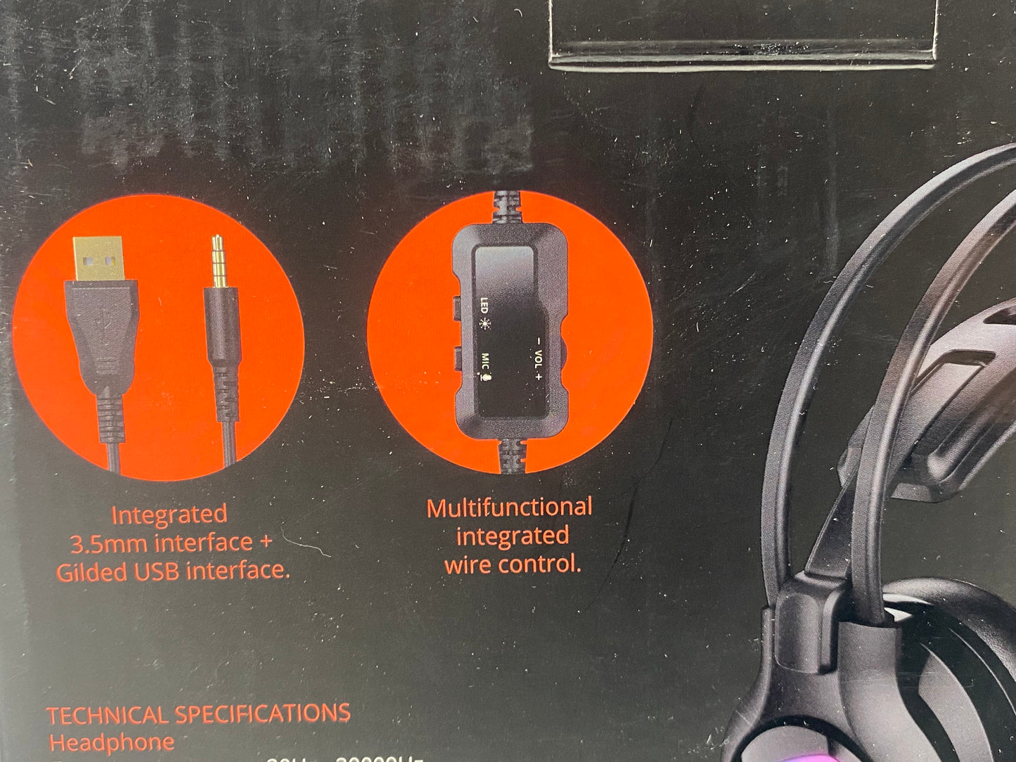 Casque Gaming PS4 Xbox One PC, avec Micro Anti Bruit Control Audio intégré Neuf