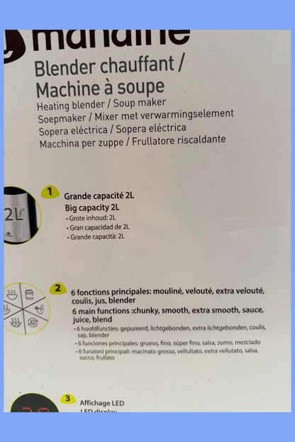Blender chauffant MSM2L-21 MANDINE