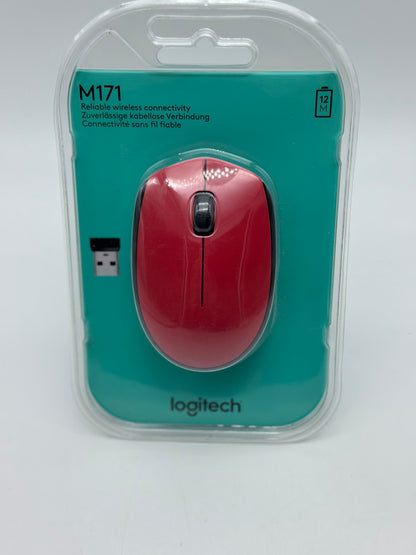 Logitech Mini souris optique sans fil M187, rouge