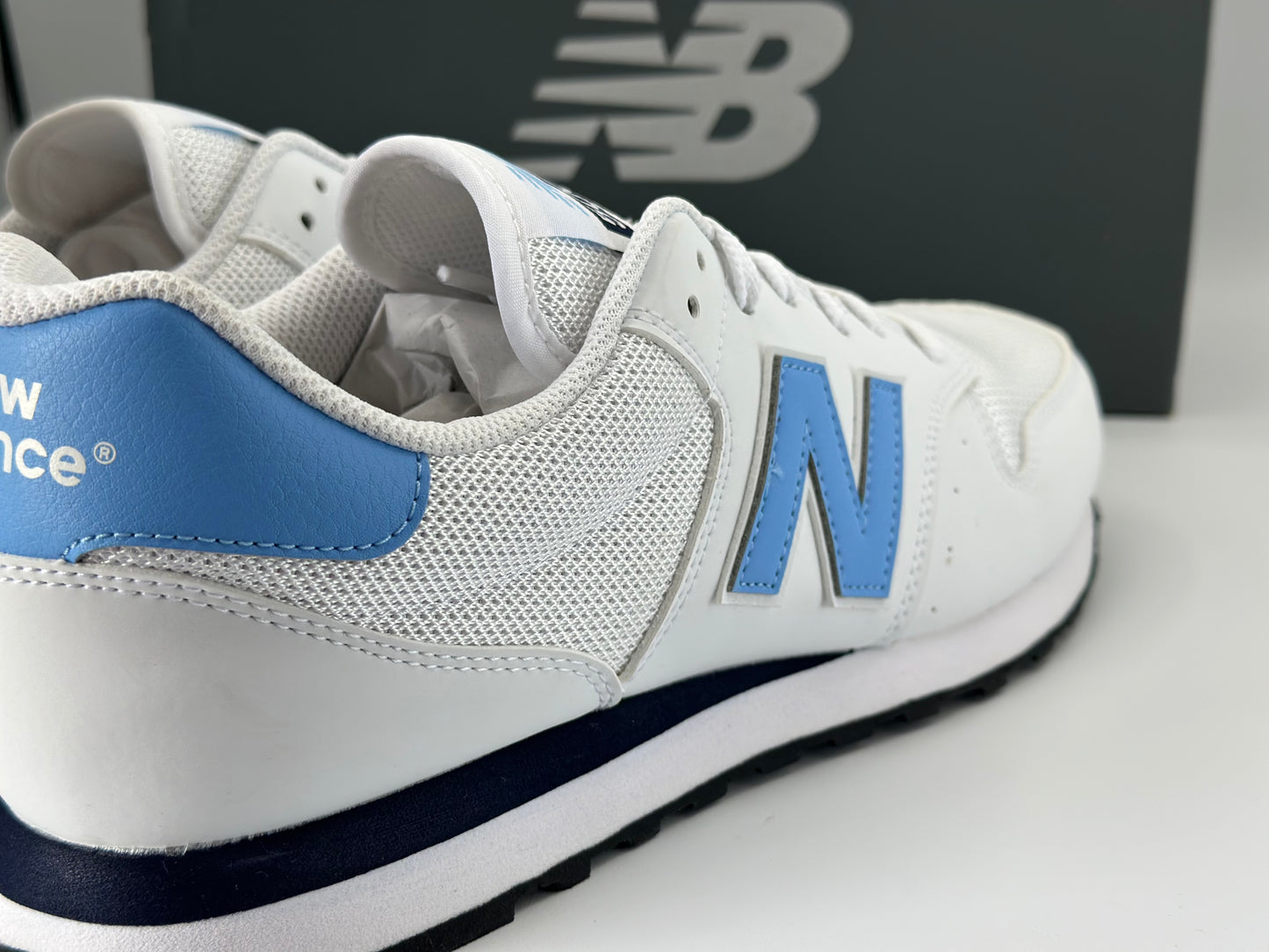 Chaussures New Balance 500 44 Blanc Bleu