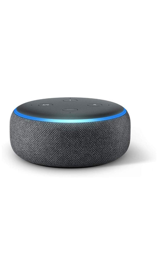 Echo Dot (3ème génération), Enceinte connectée avec Alexa, Tissu anthracite