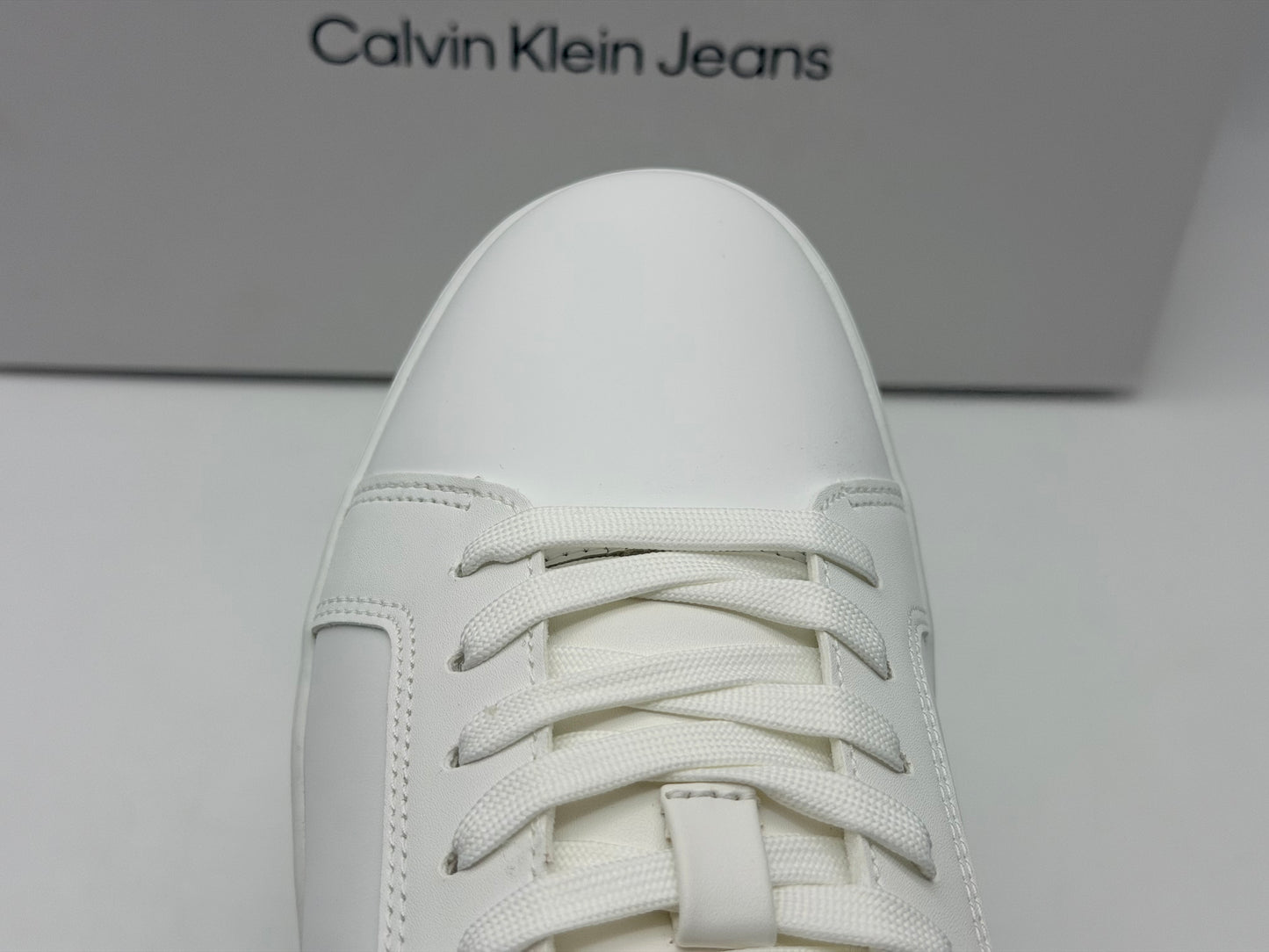 CALVIN KLEIN
Baskets Classic Cupsole Mono Leather Bright White Black