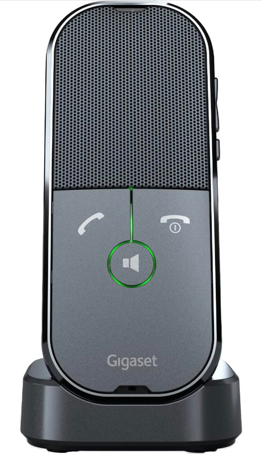 Gigaset ION – Haut parleur compact avec mode combiné – Enceinte pour conférence Son HD - Plug & Play - USB-C - Compatible Teams, Zoom et autres softphones Windows, Linux, MacOS, Anthracite