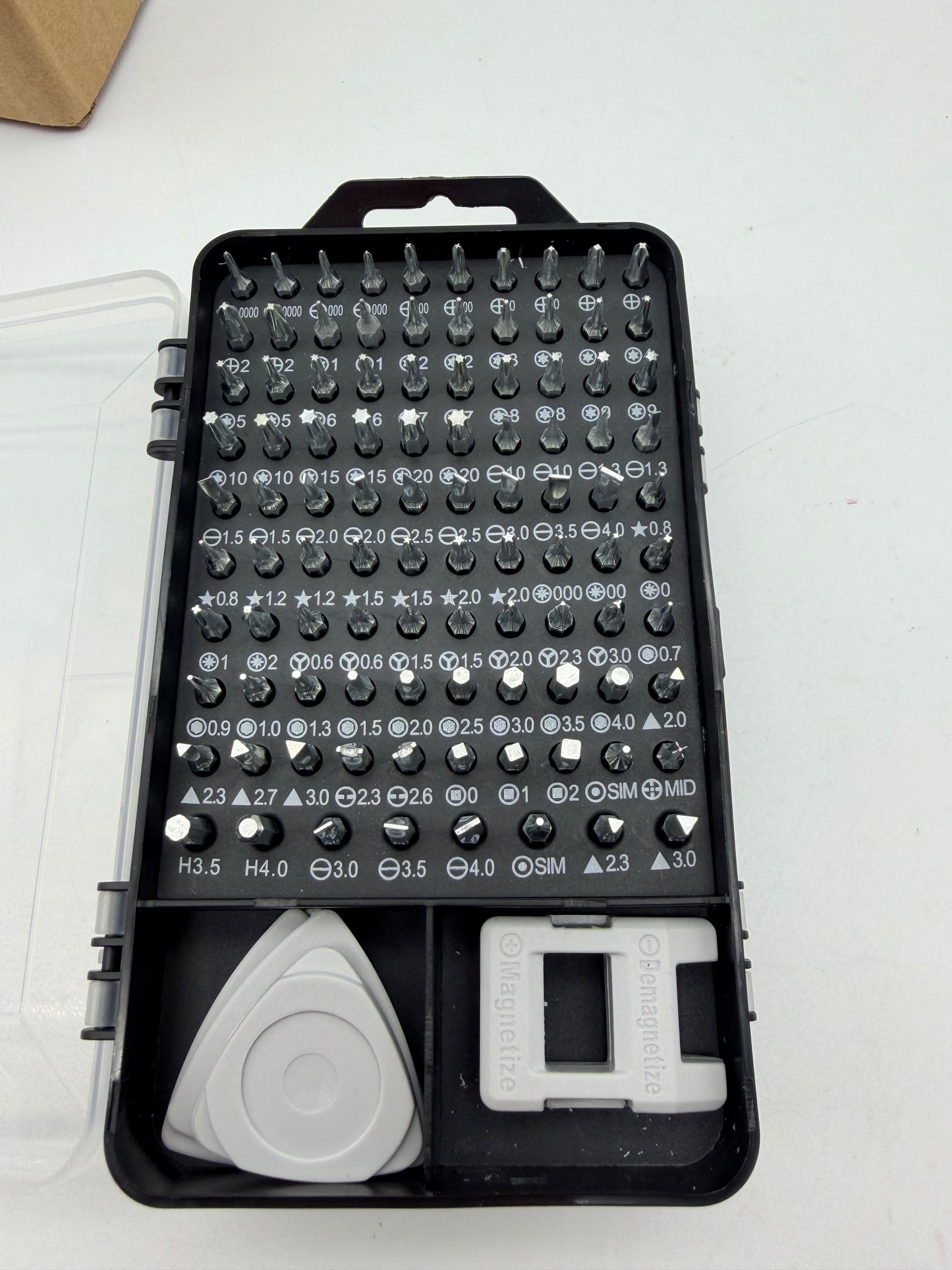 Jeu de tournevis de précision - 115 pièces - pour téléphone portable, ordinateur portable, PC, montres, lunettes, consoles